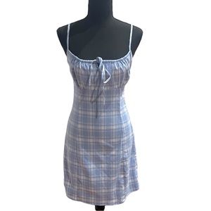 NWT PacSun John Galt California Plaid Mini Dress